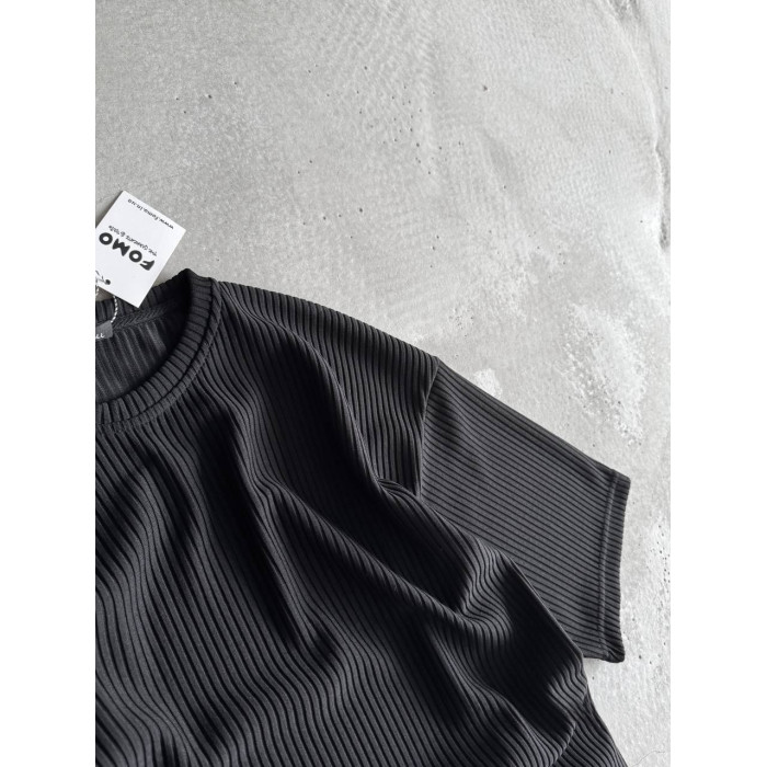 Літній oversize костюм у рубчик