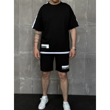 Літній oversize костюм з принтом