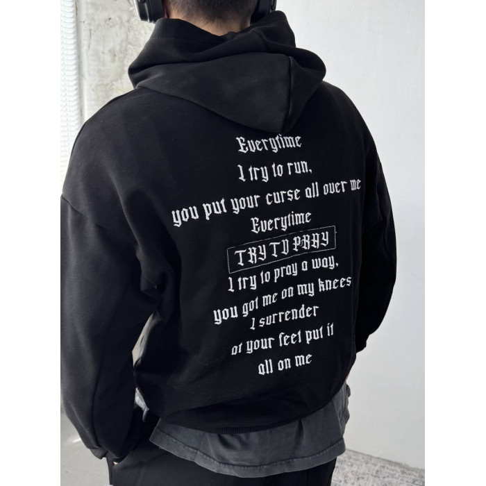 Oversize костюм з вишивкою