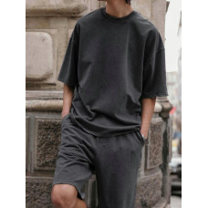Oversize костюм з вивареної тканини
