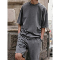 Oversize костюм з вивареної тканини