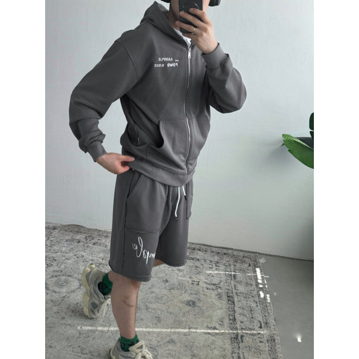Oversize костюм з вишивкою