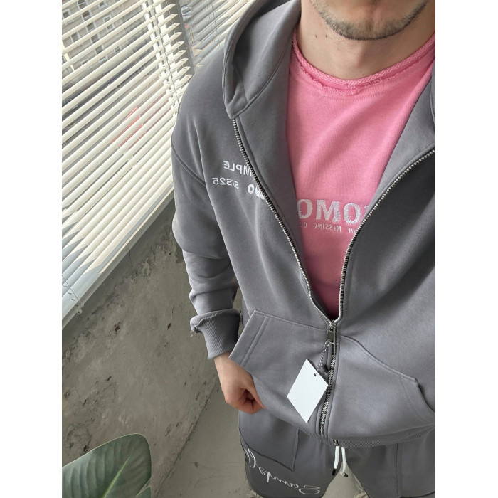 Oversize костюм з вишивкою