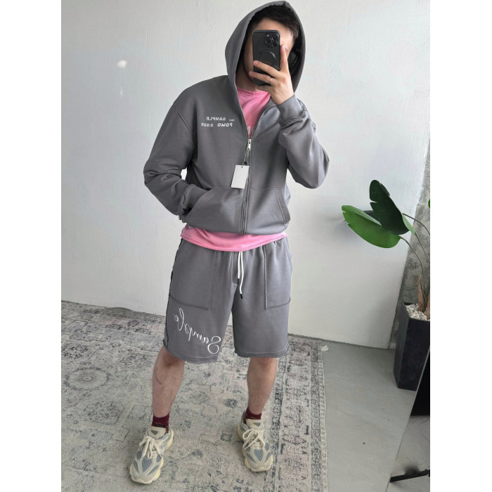 Oversize костюм з вишивкою