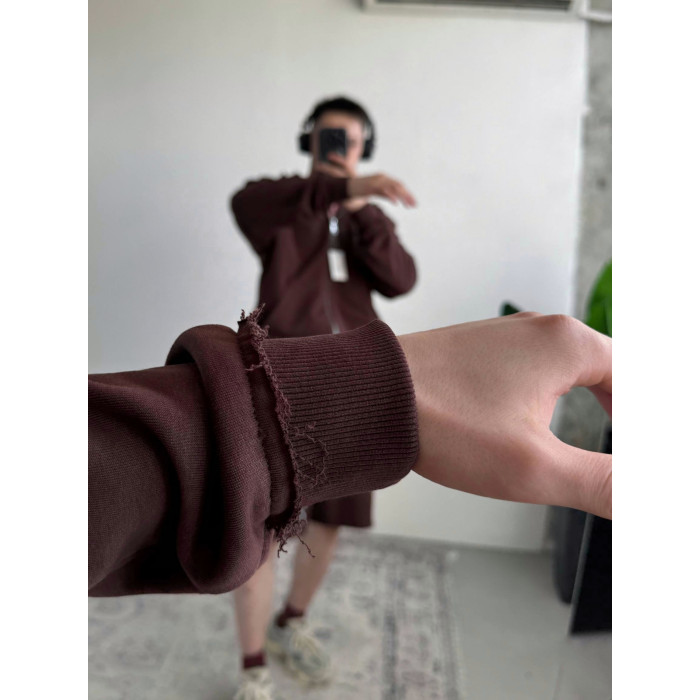 Oversize костюм з вишивкою