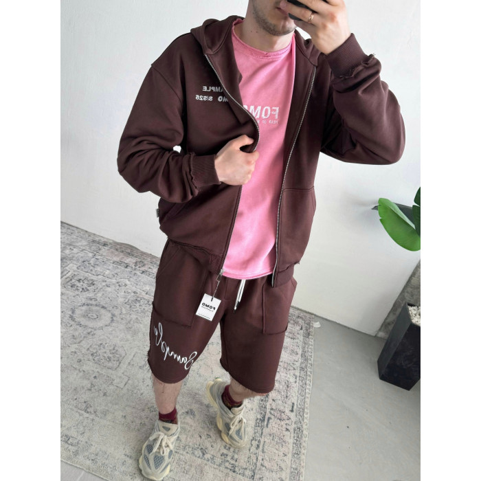 Oversize костюм з вишивкою