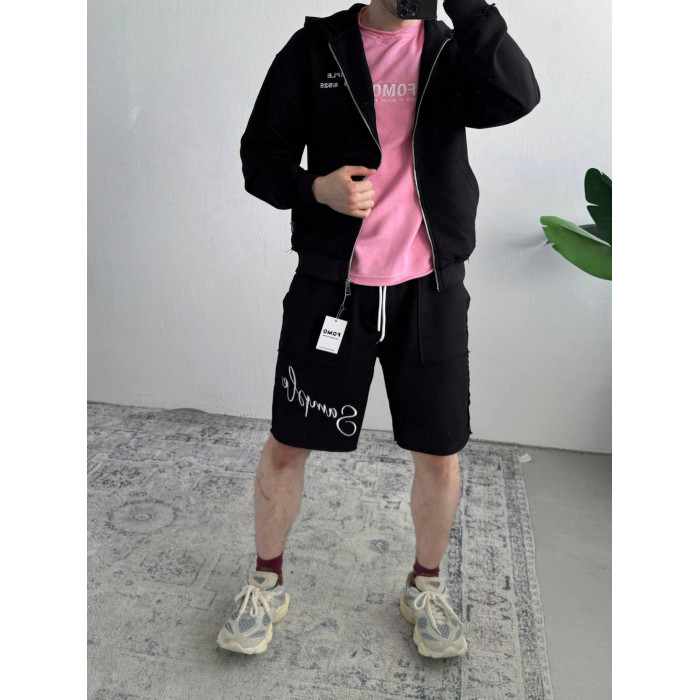 Oversize костюм з вишивкою