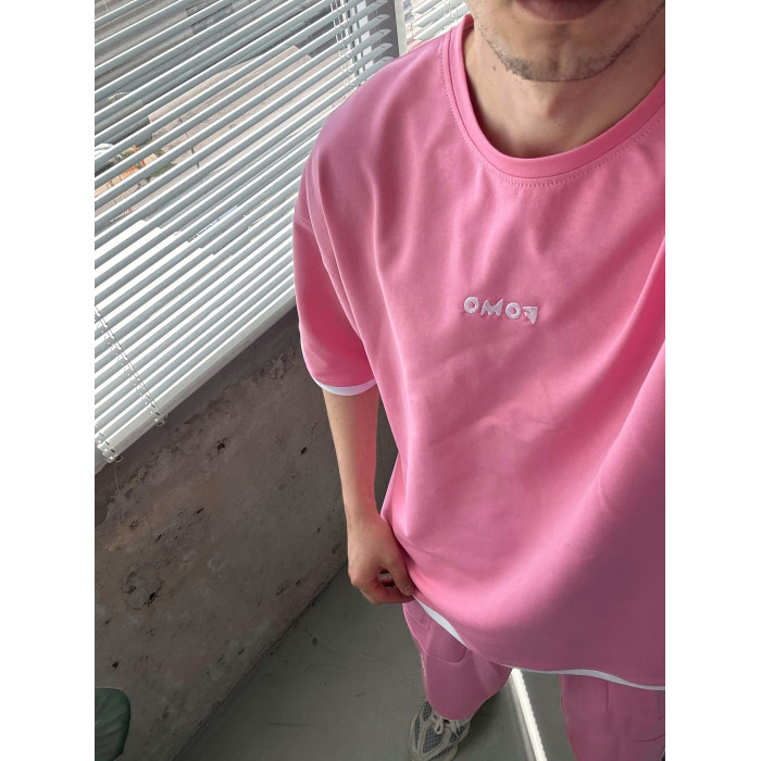 Літній oversize костюм з вишивкою