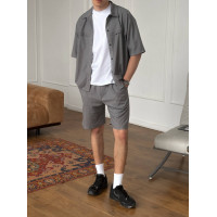 Літній oversize костюм у смужку