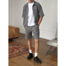 Літній oversize костюм у смужку