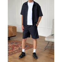 Літній oversize костюм у смужку