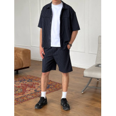Літній oversize костюм у смужку
