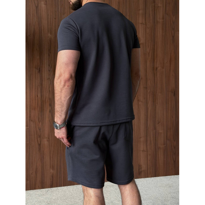 Oversize костюм футболка+ шорти
