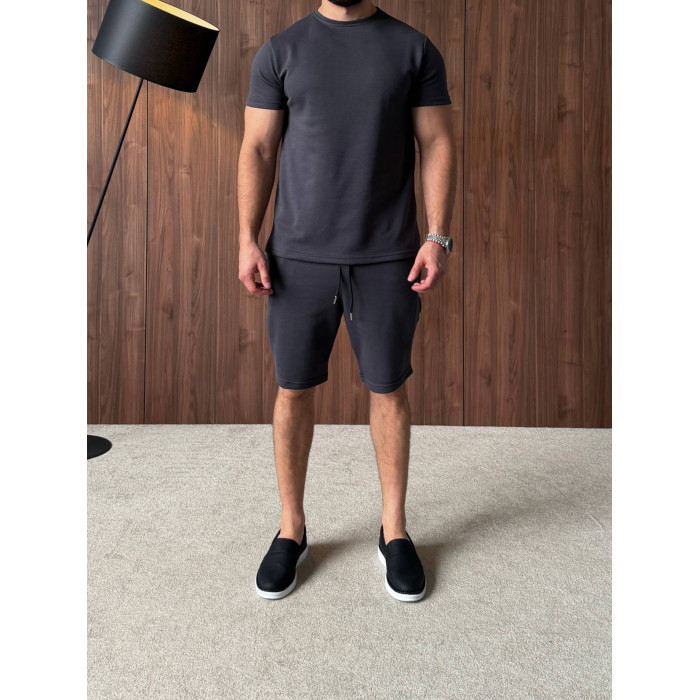 Oversize костюм футболка+ шорти