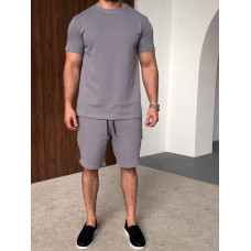 Oversize костюм футболка+ шорти