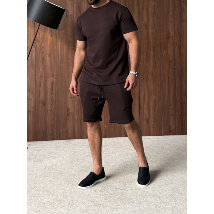 Oversize костюм футболка+ шорти