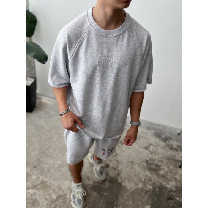 Oversize костюм з принтом