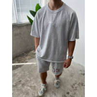 Oversize костюм з принтом