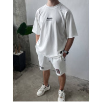 Oversize костюм з принтом