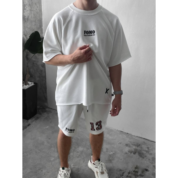 Oversize костюм з принтом