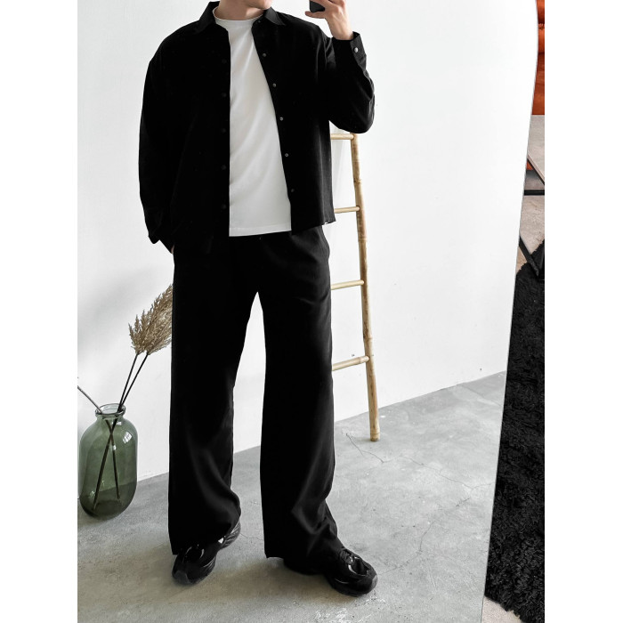 Лляний oversize костюм