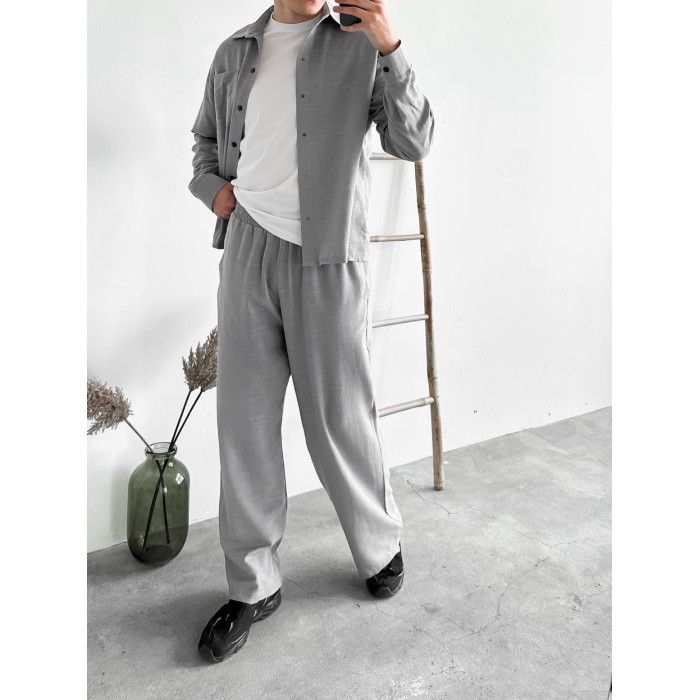 Лляний oversize костюм