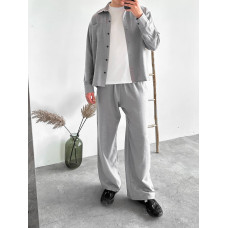 Лляний oversize костюм