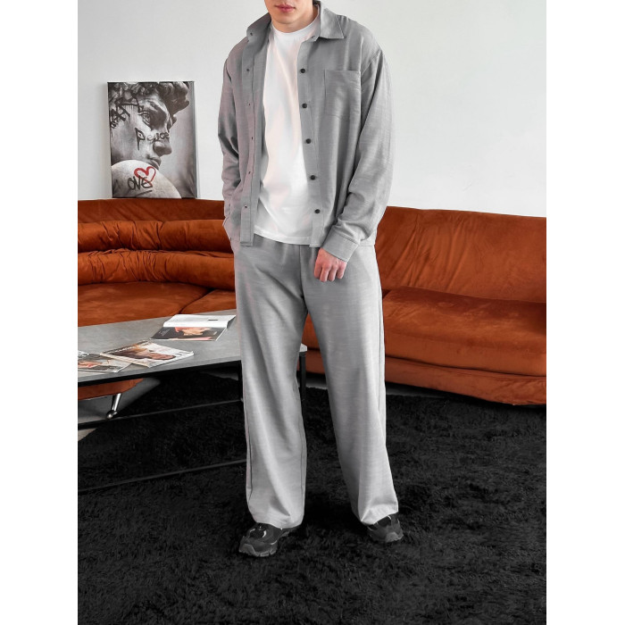 Лляний oversize костюм