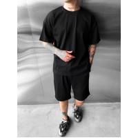 Літній oversize костюм у рубчик