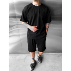 Літній oversize костюм у рубчик