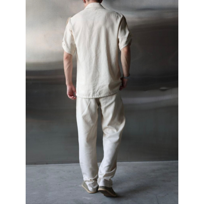 Лляний oversize костюм