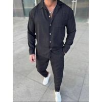 Лляний oversize костюм