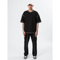 Oversize костюм з акцентними швами