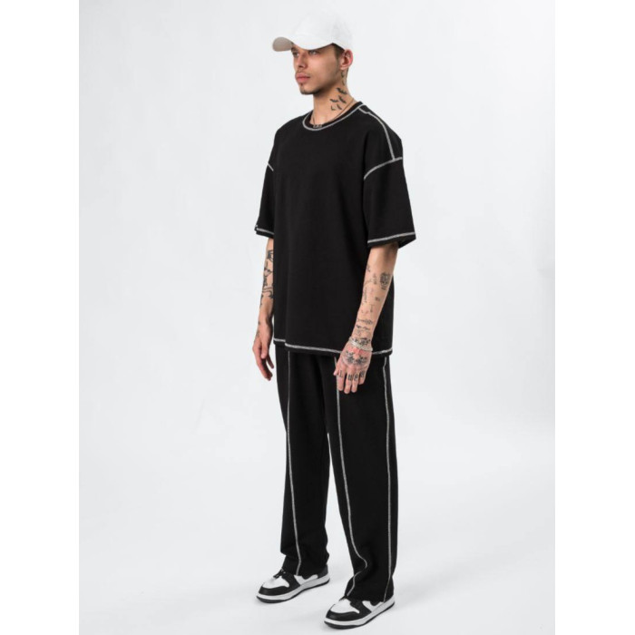 Oversize костюм з акцентними швами