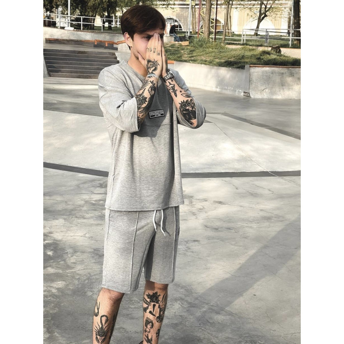 Oversize костюм з надписом
