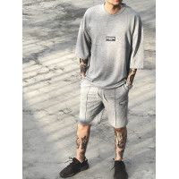 Oversize костюм з надписом