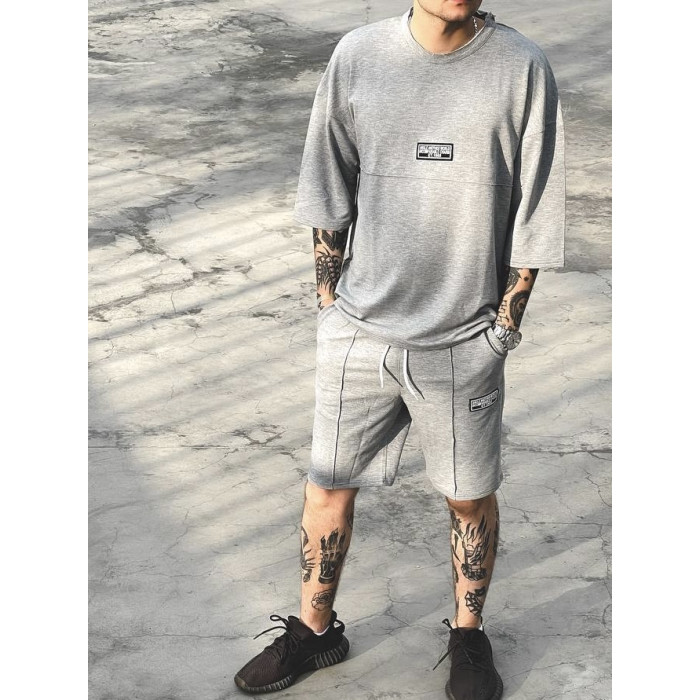 Oversize костюм з надписом