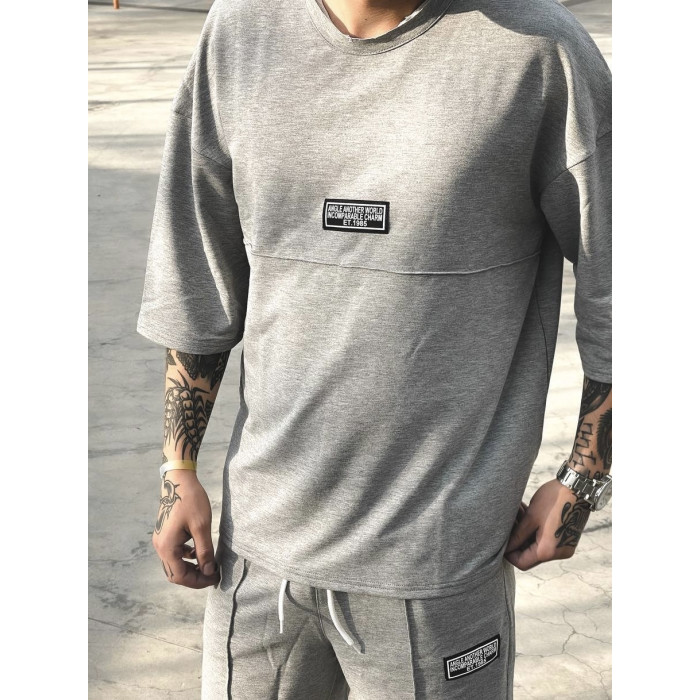 Oversize костюм з надписом