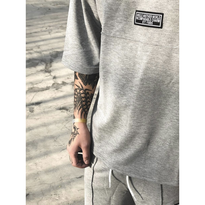 Oversize костюм з надписом