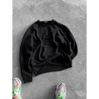 Oversize світшот з необробленим низом