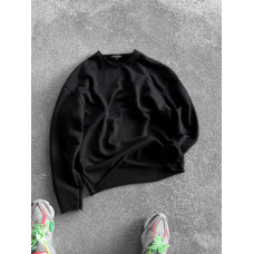 Oversize світшот з необробленим низом
