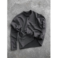 Oversize світшот з необробленим низом