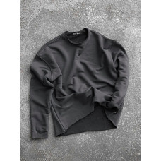 Oversize світшот з необробленим низом