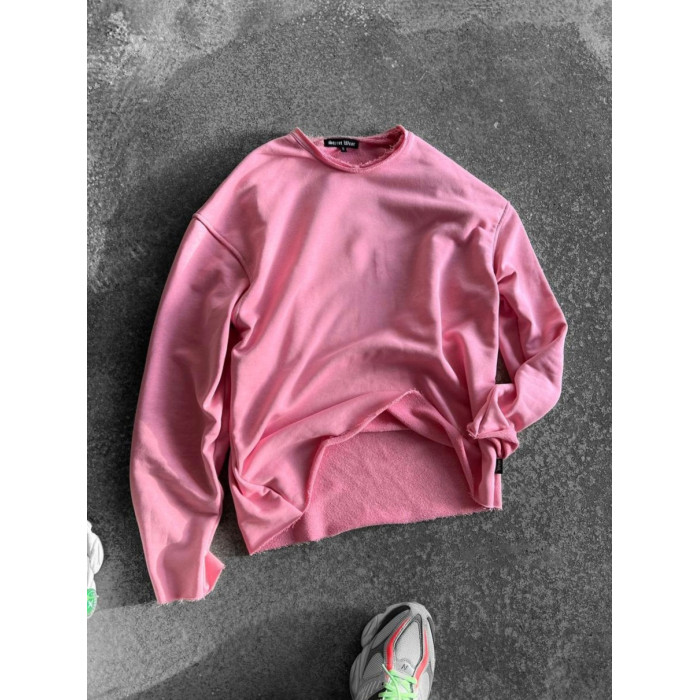 Oversize світшот з необробленим низом
