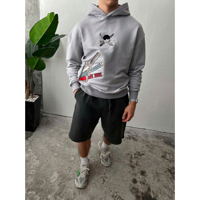 Oversize худі з принтом