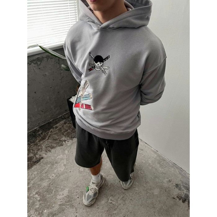 Oversize худі з принтом