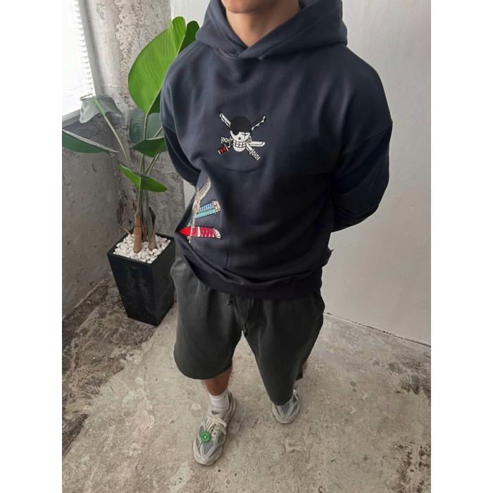 Oversize худі з принтом