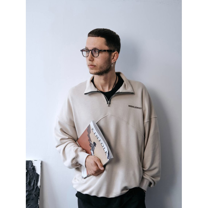 Oversize кофта з надписом