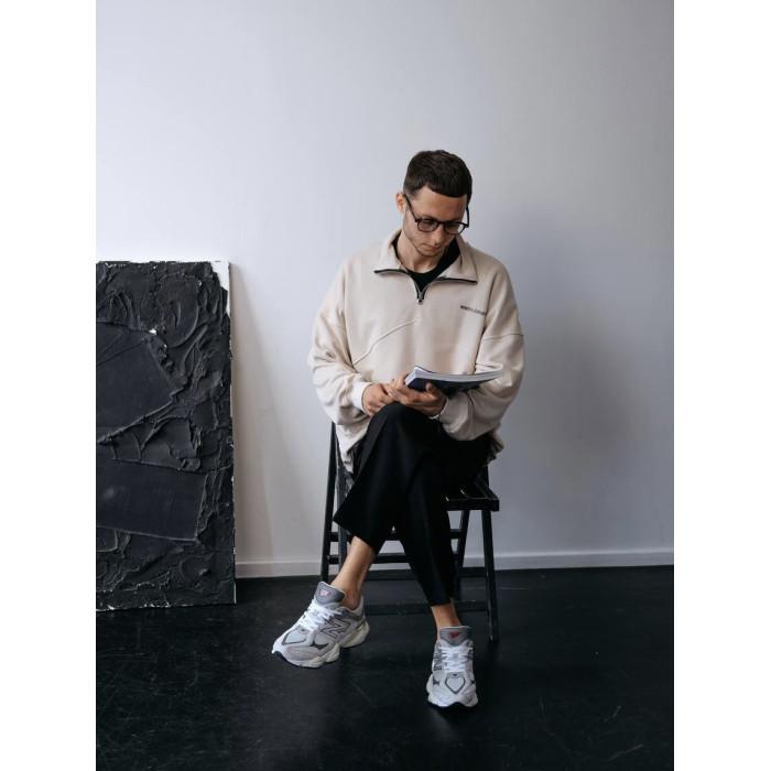 Oversize кофта з надписом
