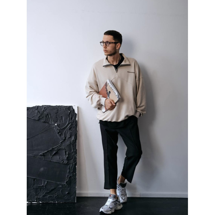 Oversize кофта з надписом